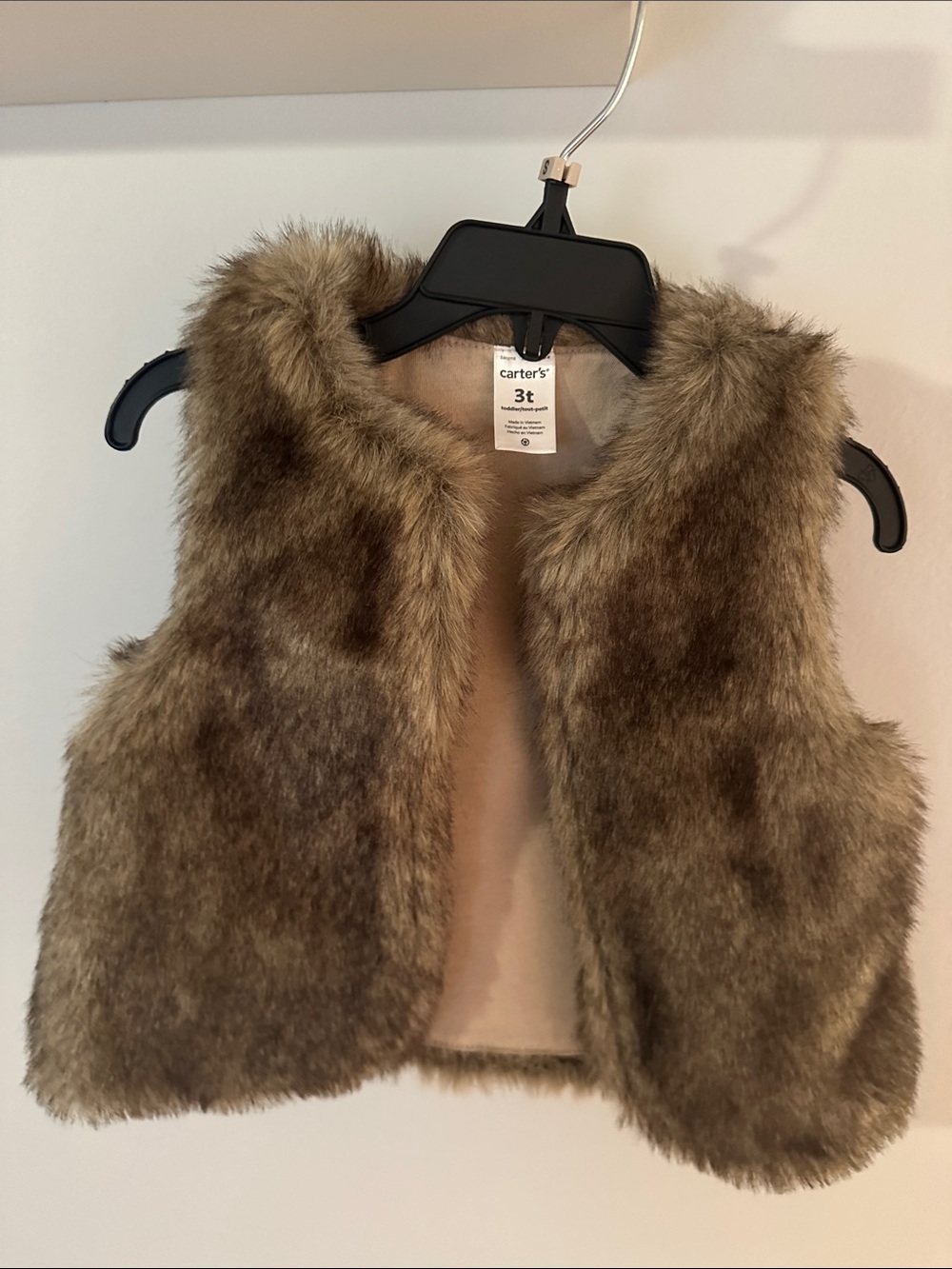 Carter's Plush Faux Fur Vest